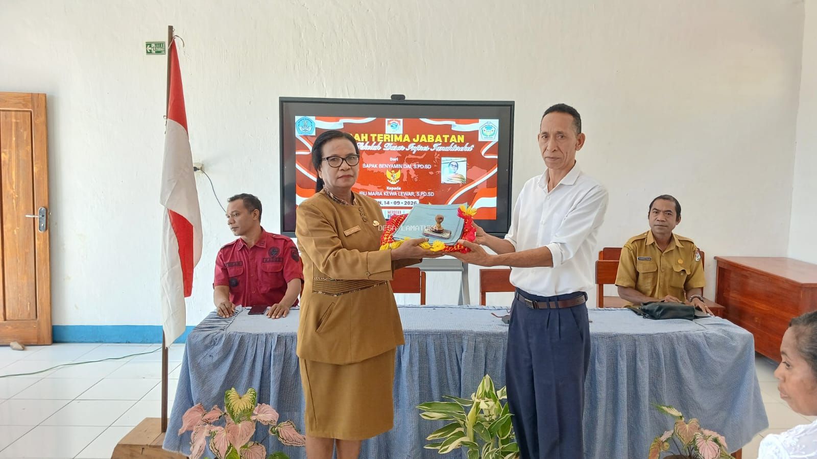 Serah Terima Jabatan Kepala SD Inpres Tanah Tereket